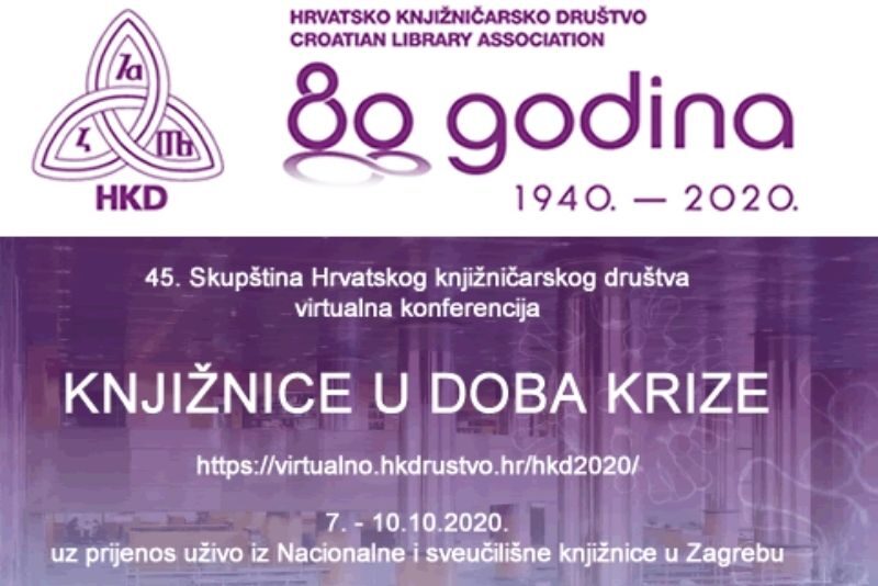 Virtualna konferencija Knjižnice u doba krize